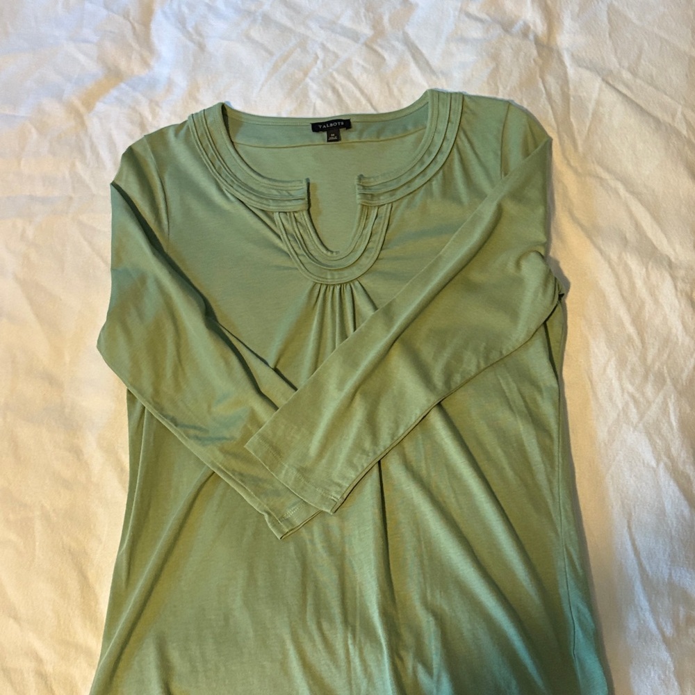 Talbots Sage Green Women's Blouse